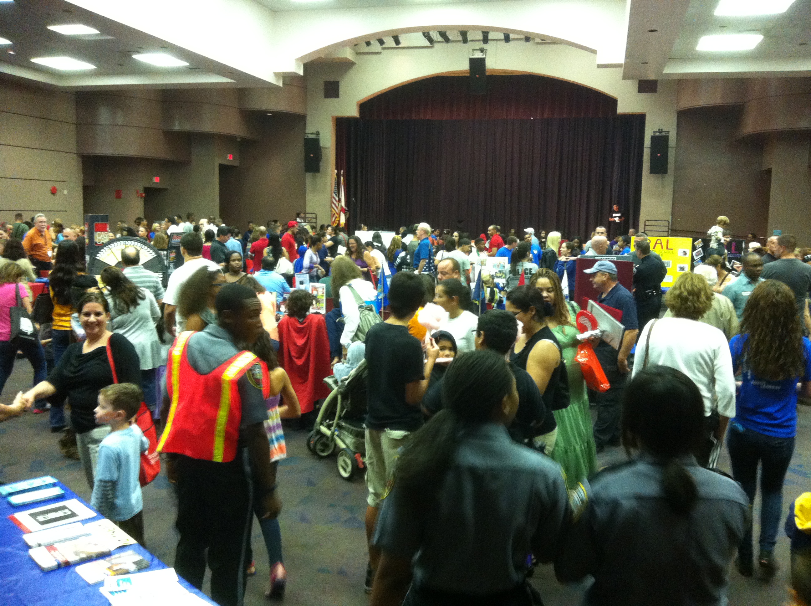 Inside event at Walter C. Young Middle School